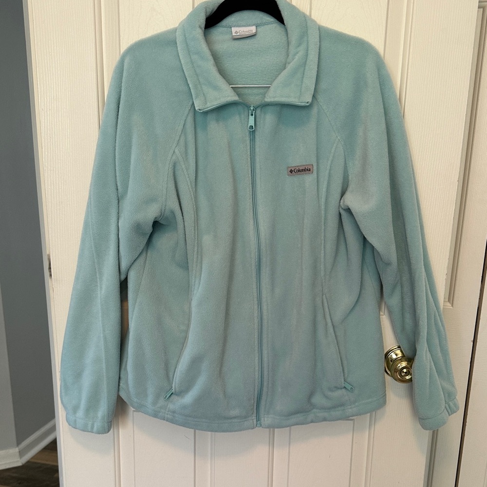Columbia Women's Mint Green Fleece Jacket